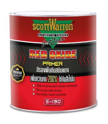 กล. สีกันสนิมแดงสก๊อตวาเร้นท์ S-190 (5Kg)